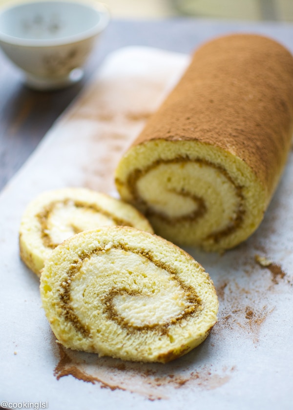 Tiramisu roll cake tiramisu Recipe Roll Cake  recipe